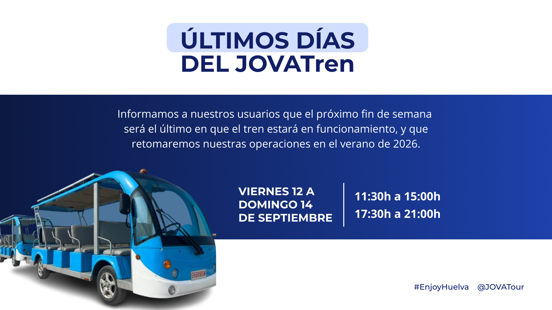 últimos dias de servicio JOVATren